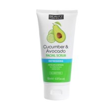 Facial Scrub Refreshing BEAUTY FORMULAS Cucumber and Avocado 150ml